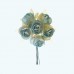 2" Diameter Paper Flower 6X12 | Light Blue
